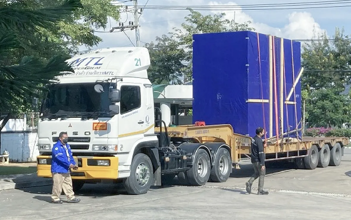 End-to End Support for Transportation of Large Press Machines in Thailand!